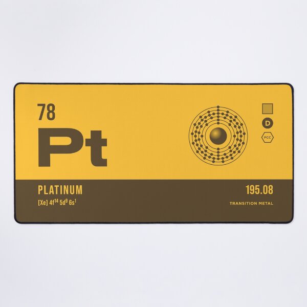 Item preview, 78 Platinum Periodic Table Element Dark designed and sold by VoodooCircus.