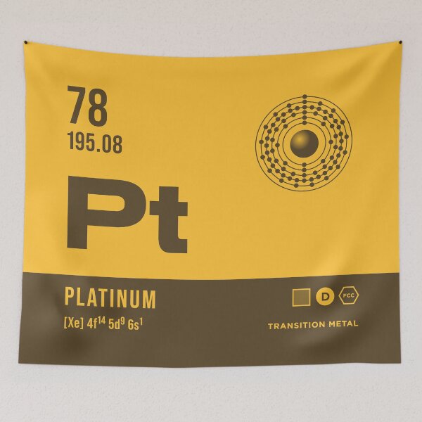 Item preview, 78 Platinum Periodic Table Element Dark designed and sold by VoodooCircus.