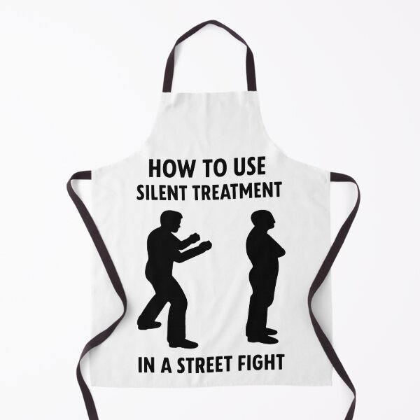 Item preview, Silent Treatment – Street Fight Meme designed and sold by Kunst-Shirt.