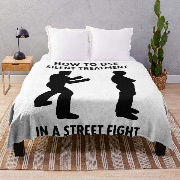 Item preview, Silent Treatment – Street Fight Meme designed and sold by Kunst-Shirt.