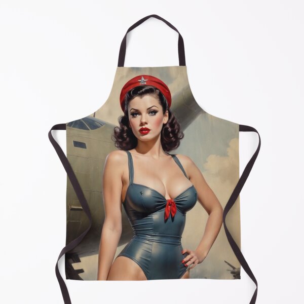 Item preview, Dressed to Serve: Vintage 1940s Military Pin-Up Girl designed and sold by MissSaylor.