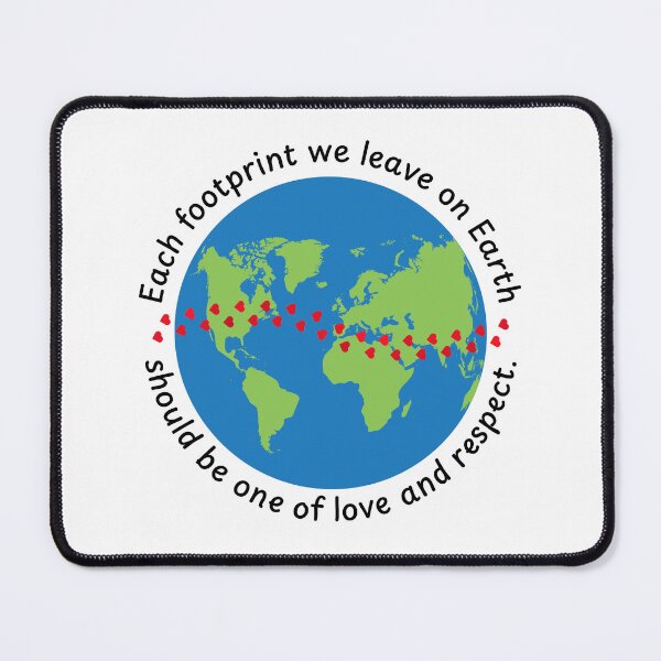 Item preview, The footprints we leave on Earth designed and sold by Inspiration Cabin.