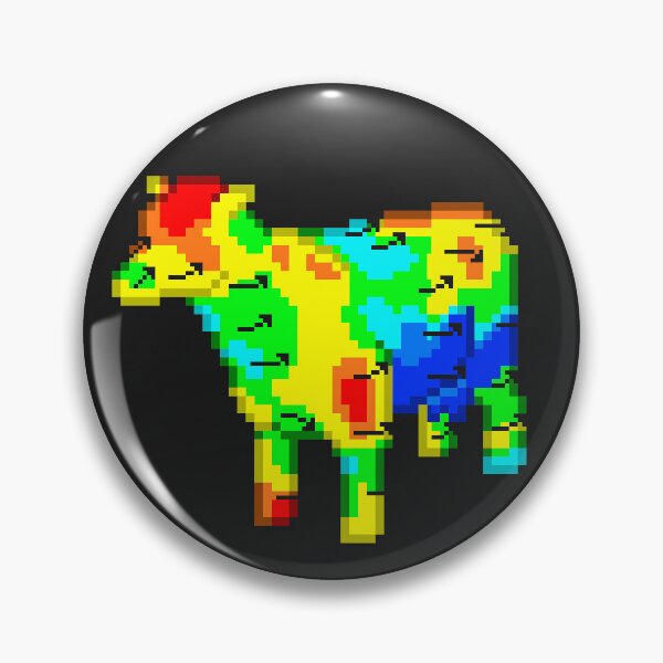 Item preview, Aerodynamics Of A Pixelated Cow designed and sold by Dugolivia.