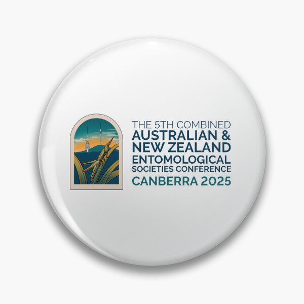 Item preview, 2025 - 5th Combined AES and ESNZ Conference logo (right text) designed and sold by The Australian Entomological Society.
