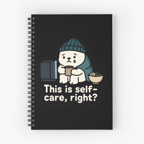 Item preview, Sad Bear – This Is Self-Care, Right? Sticker designed and sold by champkppwc.