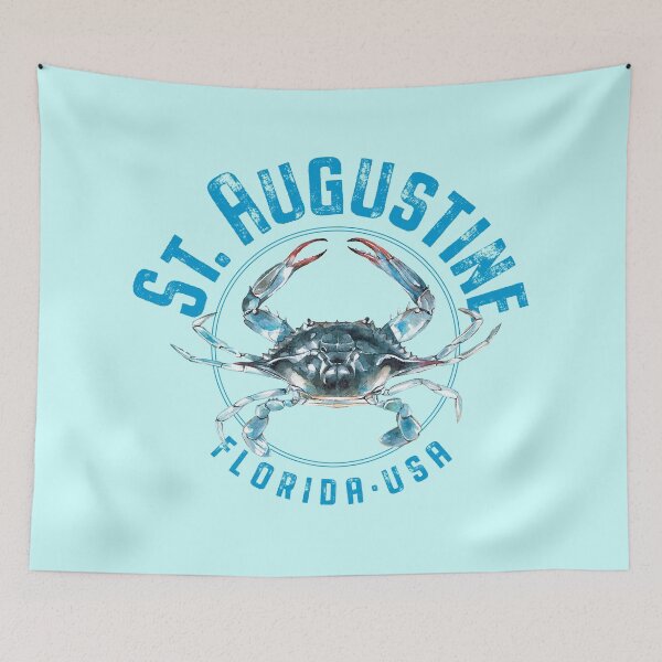 Item preview, St. Augustine Florida Blue Crab Design designed and sold by Futurebeachbum.