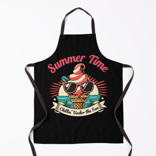 Item preview, Summer Time Chillin' Under the Sun Retro Ice Cream designed and sold by DarekShop.