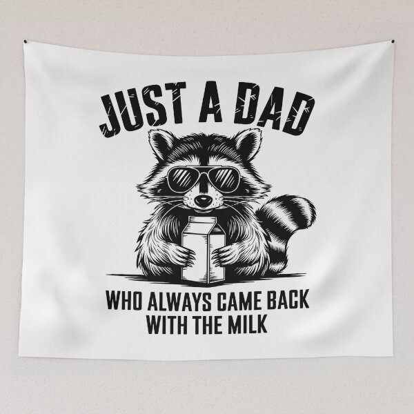 Item preview, Just A Dad Who Always Comes Back With The Milk  designed and sold by Hairball-Pets.