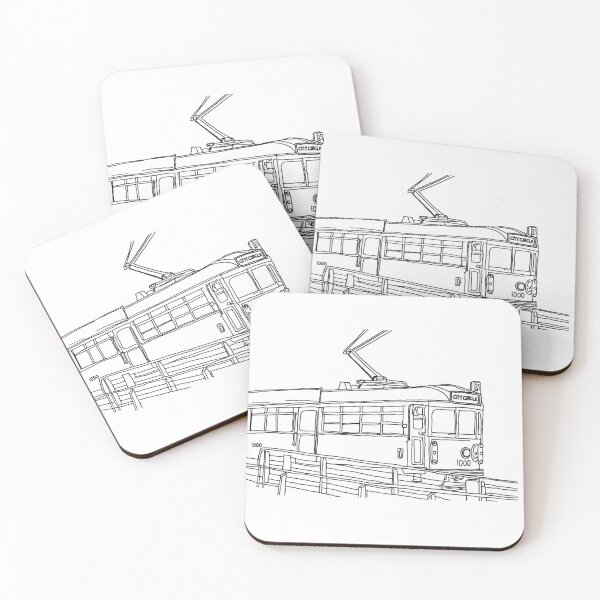 Item preview, Melbourne: City Circle Tram designed and sold by Purrgatory Pop.