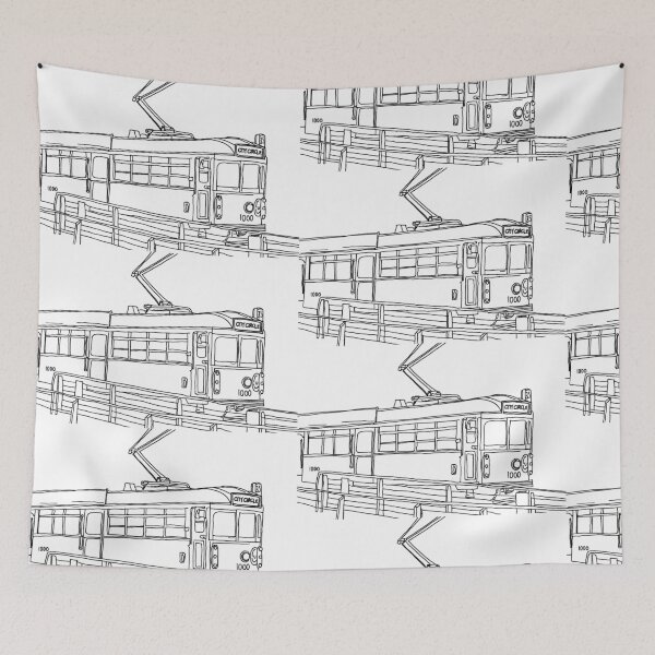 Item preview, Melbourne: City Circle Tram designed and sold by Purrgatory Pop.
