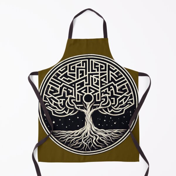 Item preview, Tree of Life Maze in a circular motif designed and sold by Beesty.