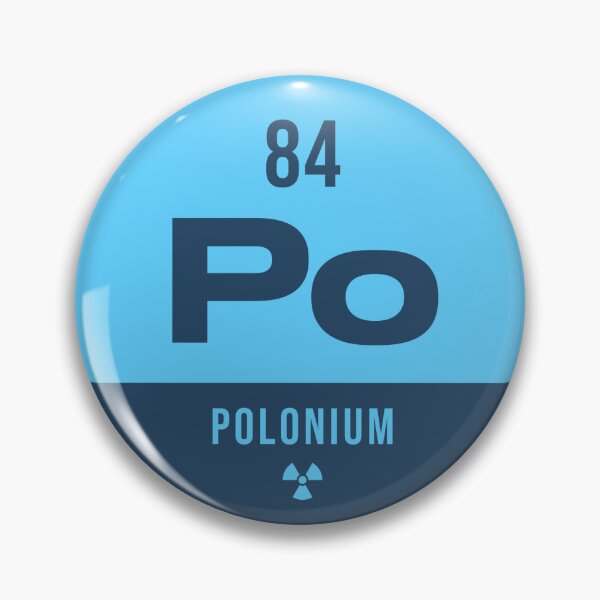 Item preview, 84 Polonium Periodic Table Element Dark designed and sold by VoodooCircus.