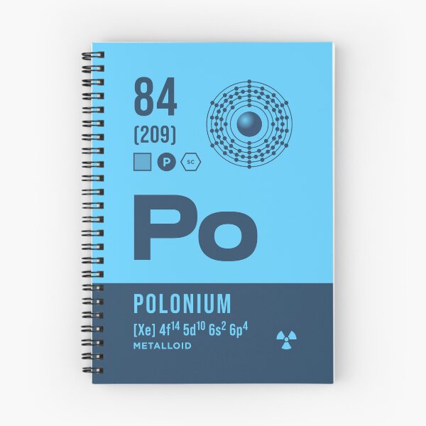 Item preview, 84 Polonium Periodic Table Element Dark designed and sold by VoodooCircus.