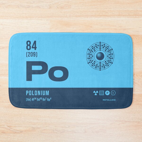 Item preview, 84 Polonium Periodic Table Element Dark designed and sold by VoodooCircus.