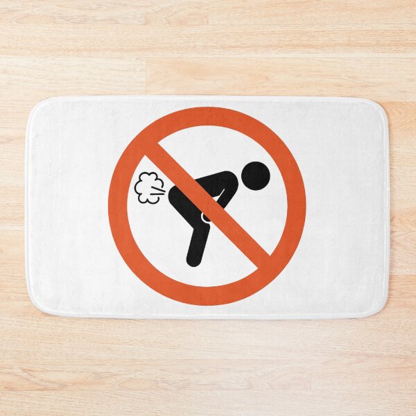 Item preview, No Farting Zone – prohibition sign with humor designed and sold by Kunst-Shirt.
