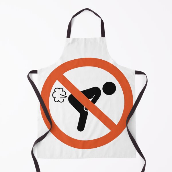 Item preview, No Farting Zone – prohibition sign with humor designed and sold by Kunst-Shirt.