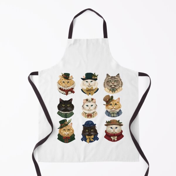 Item preview, Victorian Cats Portrait Collection - Vintage Dressed Feline Art Set designed and sold by Kollibri.