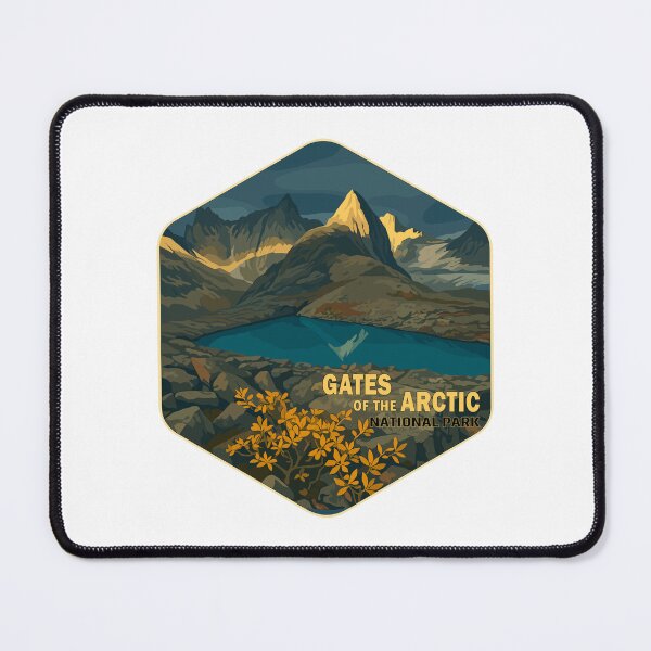 Item preview, Gates of the Arctic National Park Retro Wilderness Sticker designed and sold by Ismeal Von.