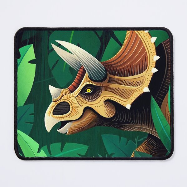 Item preview, Jurassic Triceratops cool Dinosaur illustration art designed and sold by Vintage Designs +.