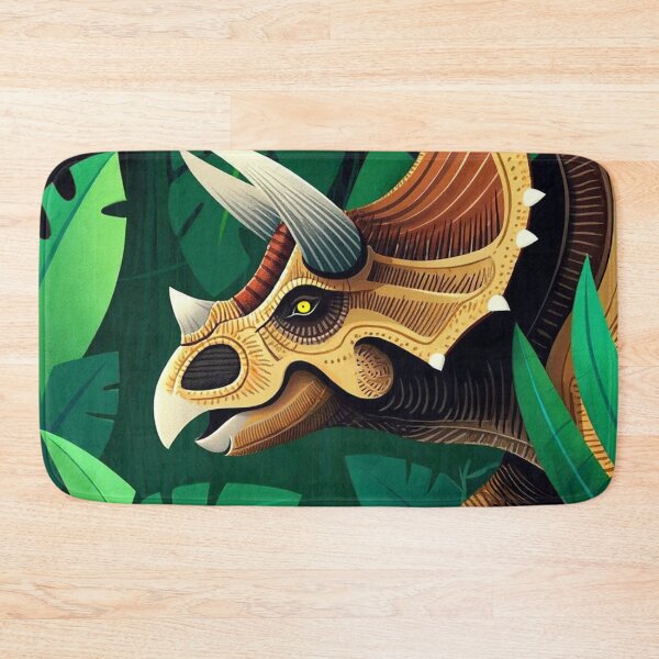 Item preview, Jurassic Triceratops cool Dinosaur illustration art designed and sold by Vintage Designs +.