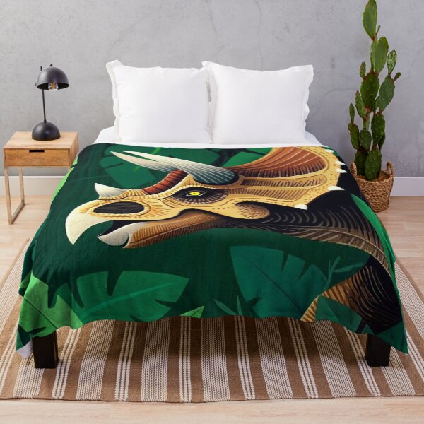 Item preview, Jurassic Triceratops cool Dinosaur illustration art designed and sold by Vintage Designs +.