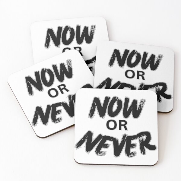 Item preview, Now or Never - mental health awareness designed and sold by GUNAPRIYAA.