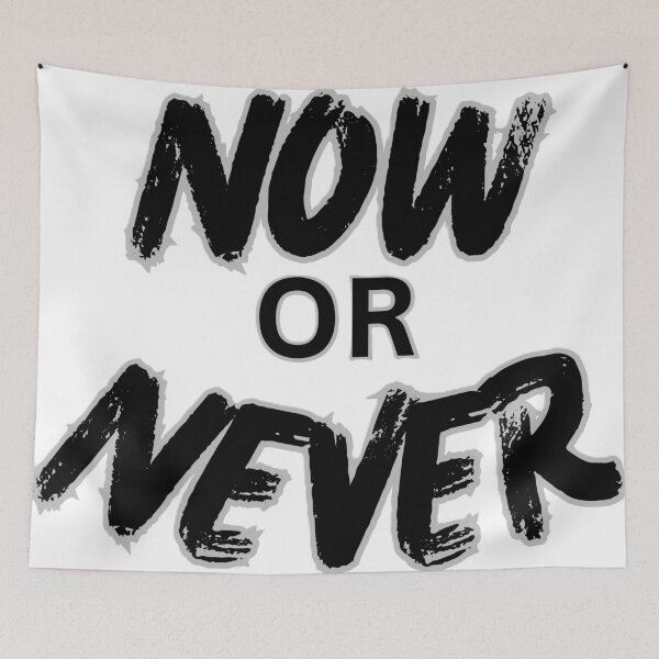 Item preview, Now or Never - mental health awareness designed and sold by GUNAPRIYAA.