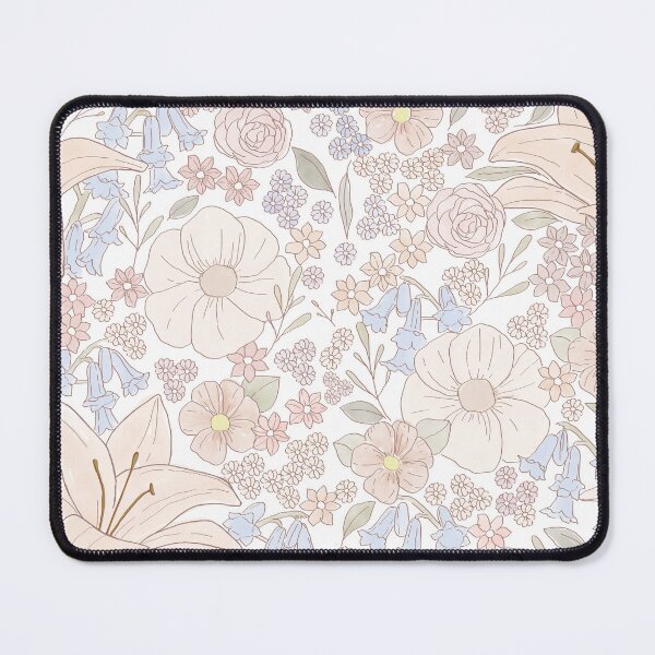 Item preview, Hedgie's Garden - Tonal - Pastel - Floral - Watercolour - Hand drawn designed and sold by frankiewallace.