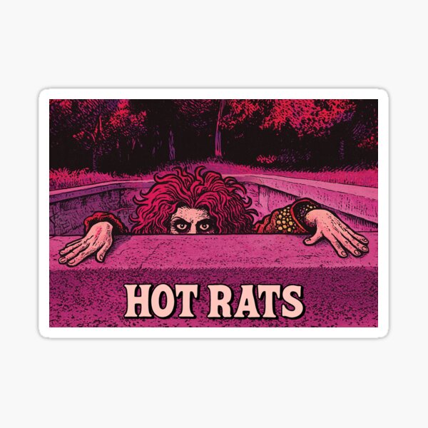Item preview, Hot Rats Tribute – Psychedelic Rock Art Print designed and sold by kosmikjive.