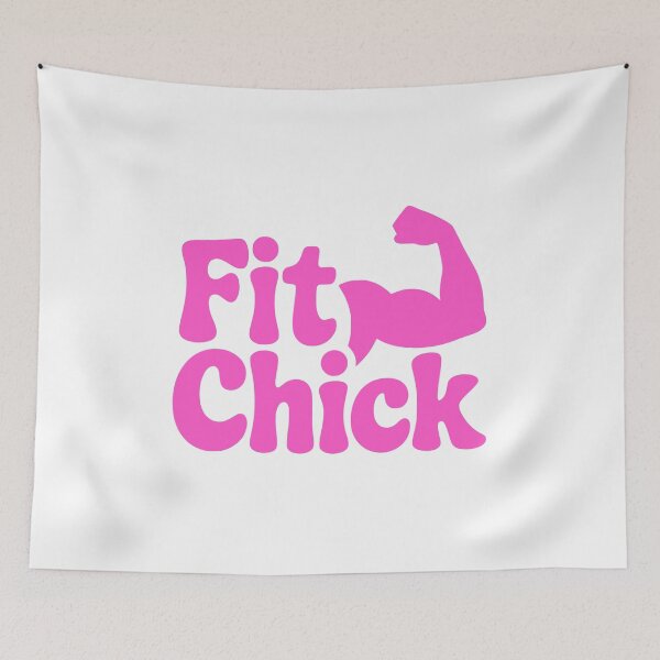 Item preview, Fit Chick! Pink Gym Girl designed and sold by PMCreative.