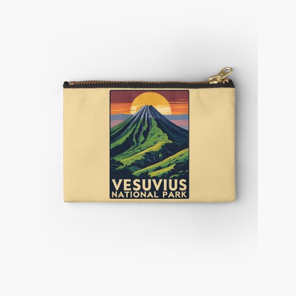 Item preview, A Vintage Art of Vesuvius National Park - Italy  designed and sold by GoodOldVintage.