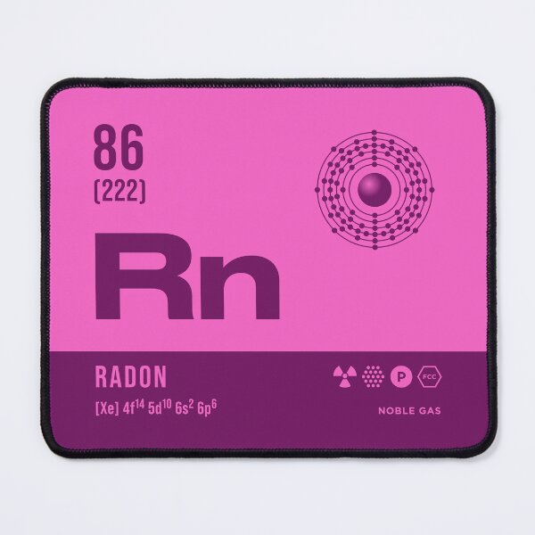 Item preview, 86 Radon Periodic Table Element Dark designed and sold by VoodooCircus.
