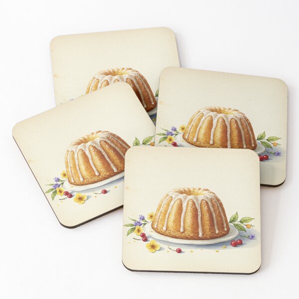 Item preview, Glazed Bundt Cake with Berries designed and sold by Pasteltone.