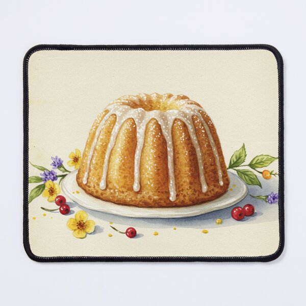 Item preview, Glazed Bundt Cake with Berries designed and sold by Pasteltone.