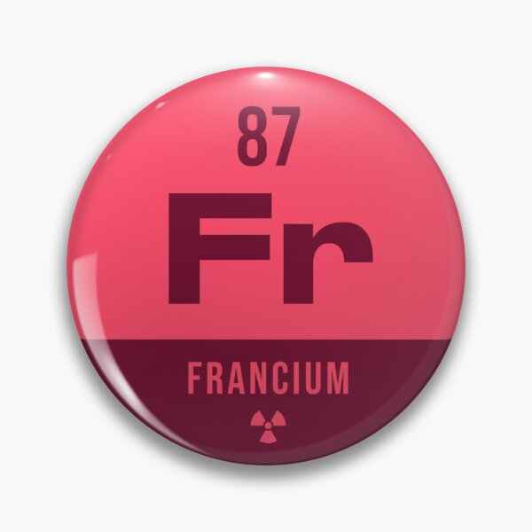 Item preview, 87 Francium Periodic Table Element Dark designed and sold by VoodooCircus.