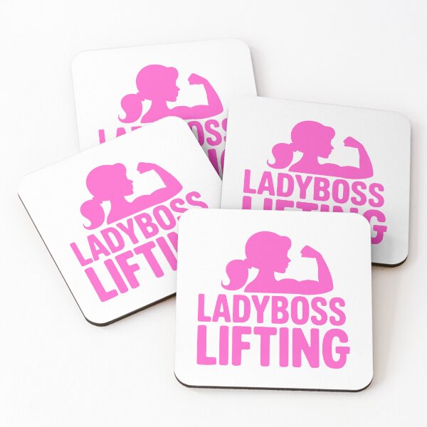Item preview, Lady Boss Lifting! Pink Gym Girl designed and sold by PMCreative.