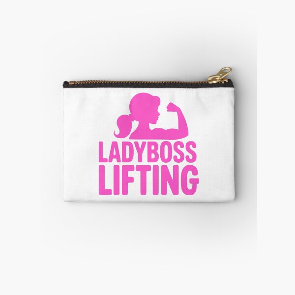 Item preview, Lady Boss Lifting! Pink Gym Girl designed and sold by PMCreative.