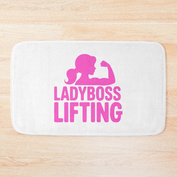 Artikelvorschau, Lady Boss Gewichtheben! Rosa Gym Mädchen entworfen und verkauft von PMCreative.