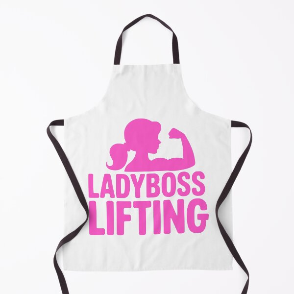 Item preview, Lady Boss Lifting! Pink Gym Girl designed and sold by PMCreative.