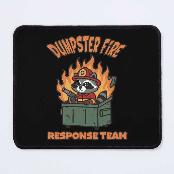 Item preview, Raccoon Dumpster Fire Response Team designed and sold by wolfkin-design.