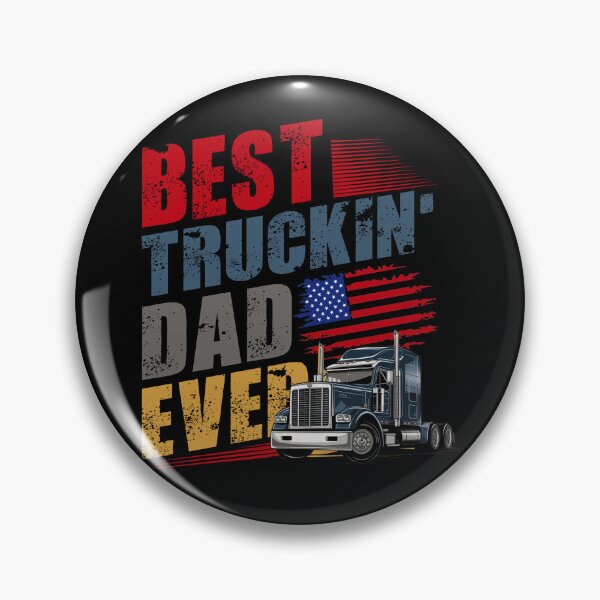 Item preview, Best Truckin Dad Ever Png, Trucker Dad Sublimation Design, Vintage American Flag, Father's Day Png, Funny Dad Shirt Design designed and sold by Spyshirt.