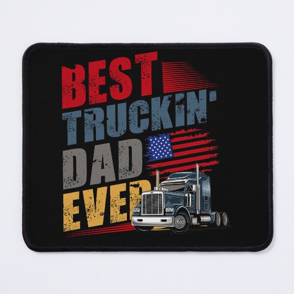 Item preview, Best Truckin Dad Ever Png, Trucker Dad Sublimation Design, Vintage American Flag, Father's Day Png, Funny Dad Shirt Design designed and sold by Spyshirt.