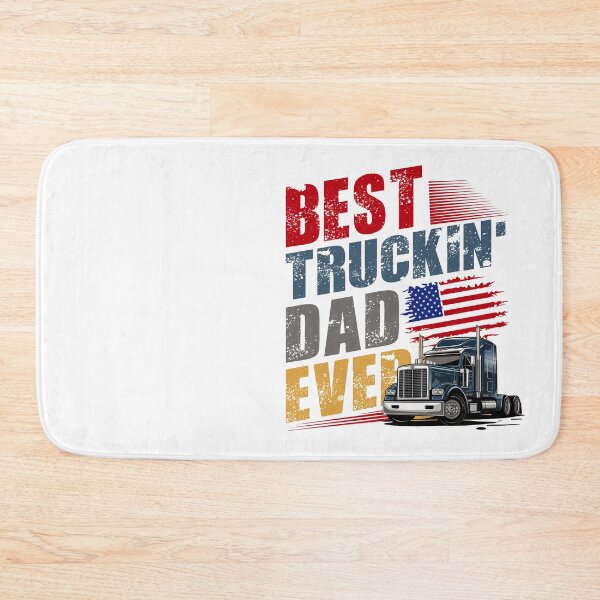 Item preview, Best Truckin Dad Ever Png, Trucker Dad Sublimation Design, Vintage American Flag, Father's Day Png, Funny Dad Shirt Design designed and sold by Spyshirt.