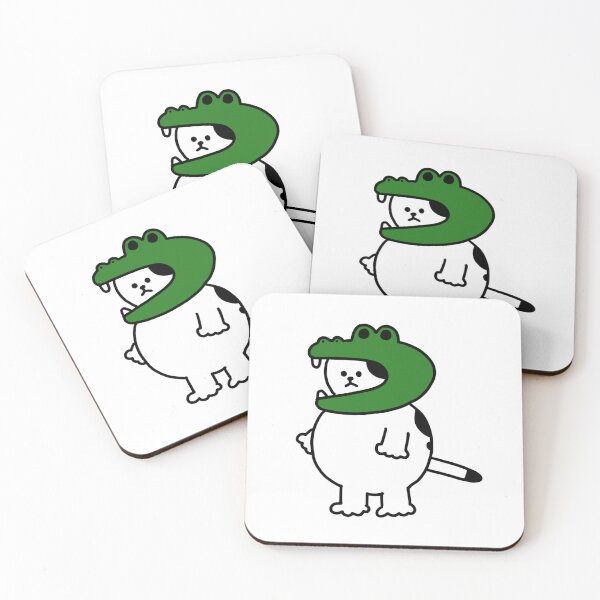 Item preview, a Cat wearing an alligator mask designed and sold by superbaechoo.