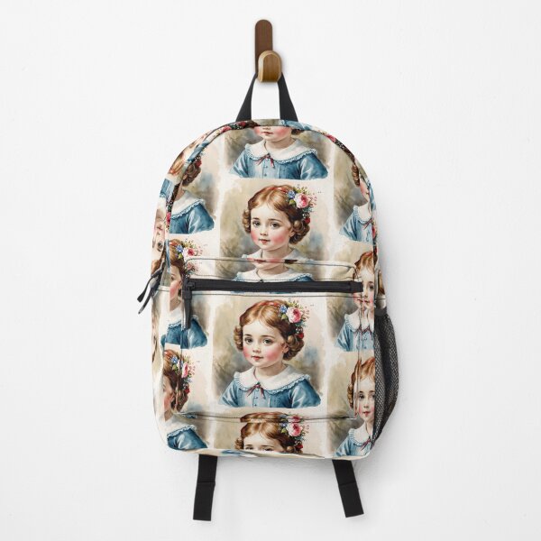 Item preview, Vintage cute girl baby watercolor aesthetic portrait people designed and sold by anrecat.