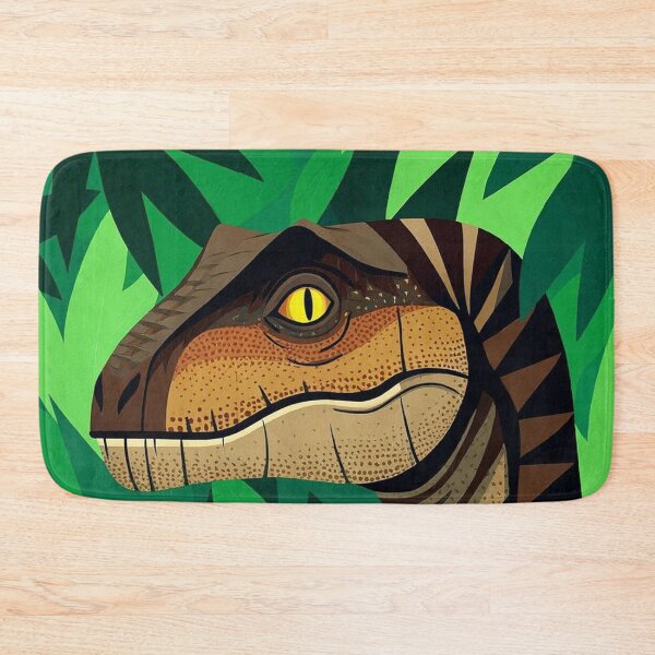 Item preview, Jurassic Raptor cool Dinosaur illustration art designed and sold by Vintage Designs +.