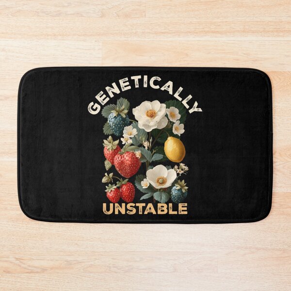 Item preview, Genetically Unstable Funny Strawberry Lemon Floral Botanical designed and sold by SecretDicer.