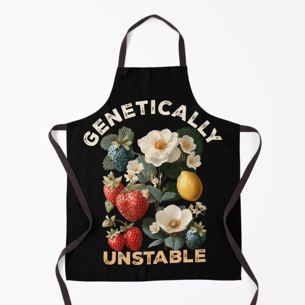 Item preview, Genetically Unstable Funny Strawberry Lemon Floral Botanical designed and sold by SecretDicer.