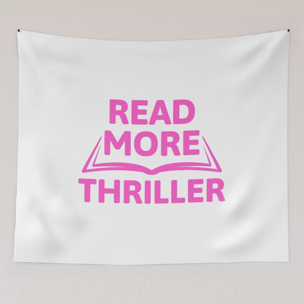 Artikelvorschau, Lesen Sie mehr Thriller! Pink Reading Girl entworfen und verkauft von PMCreative.