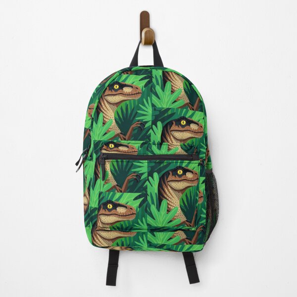 Item preview, Jurassic Velociraptor cool Dinosaur illustration art designed and sold by Vintage Designs +.